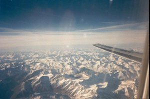 Sopra le Alpi innevate...